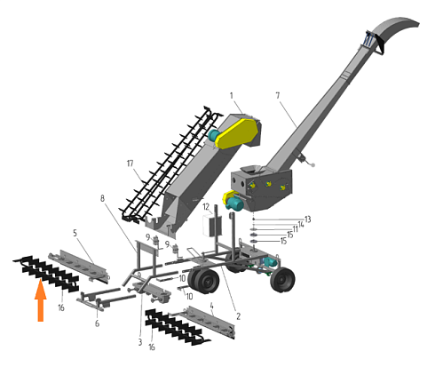 Транспортер скр. питатель А 100-04.24 (19 скр 2-2-6-6 L=4,332): купить в Нижнем Новгороде