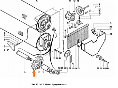 Звездочка натяжная СММ 28.100: купить в Нижнем Новгороде
