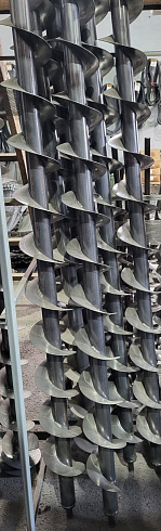 Шнек вторичной аспирации К 527, К 547 (мал цапфа левый): купить в Нижнем Новгороде