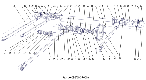Вал главный СВУ 60.05.000А (в сборе): купить в Нижнем Новгороде