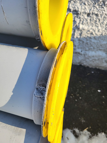 Зернопровод Ф=200 (длина 2м, толщина 2мм) с футеровкой полиуретан 3мм: купить в Воронеже