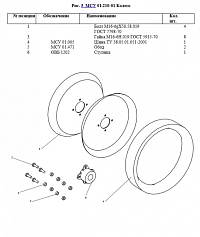 Колесо (без венца) МСУ 01.210-01: купить в Нижнем Новгороде