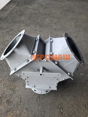 Клапан ручной симметричный ф200мм уг45гр (распределитель) : купить в Воронеже