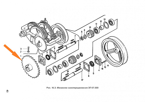 Звездочка ЗП 07.060 (Z=32, t=19.05): купить в Нижнем Новгороде
