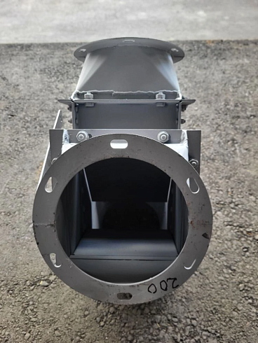 Клапан ручной симметричный ф200мм уг45гр (распределитель) : купить в Воронеже