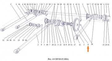 Шкив СВУ 60.05.104А (ф=340 ст.35 мм 2-х руч. В(б)): купить в Нижнем Новгороде