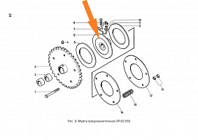 Ступица ЗП 02.113/02.101 (вал верхний): купить в Нижнем Новгороде