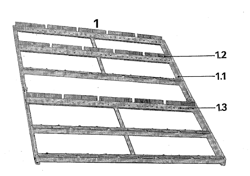 Рамка щеточная К 547 ВРС (в сборе со скребками к-кт 2 шт.): купить в Нижнем Новгороде