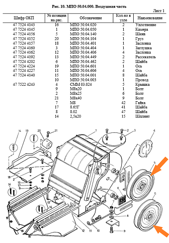 Шкив МПО 50.04.140: купить в Нижнем Новгороде