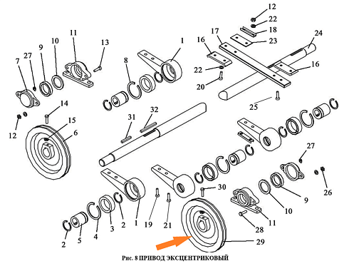 Шкив ЗВТ 86.102 (3-х руч. D=260) стар.: купить в Нижнем Новгороде
