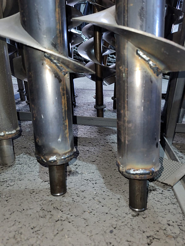 Шнек вторичной аспирации К 527, К 547 (мал цапфа левый): купить в Нижнем Новгороде