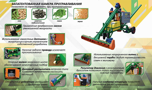 Протравливатель семян ПСК-15 с аспирацией: купить в Нижнем Новгороде