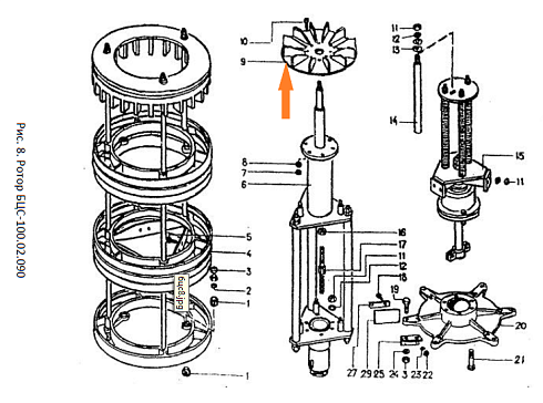 Разбрасыватель 1А БЦС 100.02.500: купить в Нижнем Новгороде