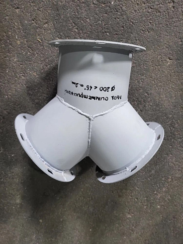 Ввод симметричный ф200 угол 45 ст2мм: купить в Нижнем Новгороде