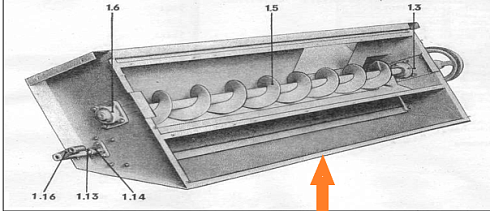 Бункер шнека загрузки (голый) К527 К547: купить в Нижнем Новгороде