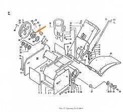 Крышка подшипника триммера ЗА 14.111 (прох.): купить в Нижнем Новгороде
