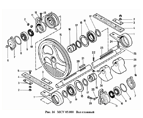 Вал главный МСУ 05.000: купить в Нижнем Новгороде