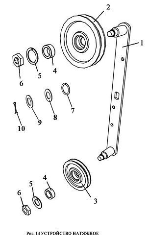 Натяжное устройство ЗВТ 93.000: купить в Нижнем Новгороде