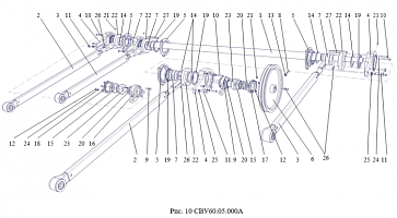 Вал главный СВУ 60.05.000А (в сборе): купить в Нижнем Новгороде
