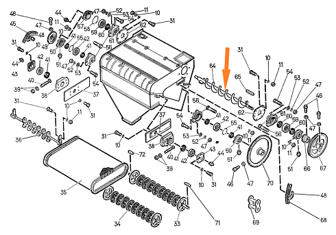 Шнек подачи зерна МПО-50.01.060: купить в Нижнем Новгороде