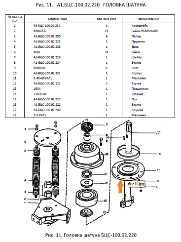 Крышка головки А1-БЦС-100.02.240: купить в Нижнем Новгороде