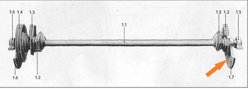 Противовес вала привода решетных станов К527, К547: купить в Нижнем Новгороде