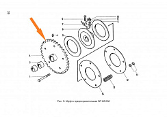 Звездочка ЗП 02.210/02.140 z=36, t=25.4: купить в Нижнем Новгороде