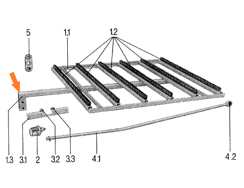 Направляющая рамки для щеток К 531: купить в Нижнем Новгороде