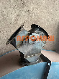 Клапан ручной симметричный ф150мм уг45гр (распределитель) : купить в Нижнем Новгороде