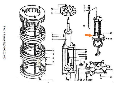 Гол-ка шатунаА1-БЦС-100.02.220(50.32.220) без пруж: купить в Нижнем Новгороде