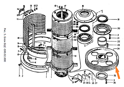 Шкив А1-БЦС-100.02.004: купить в Нижнем Новгороде
