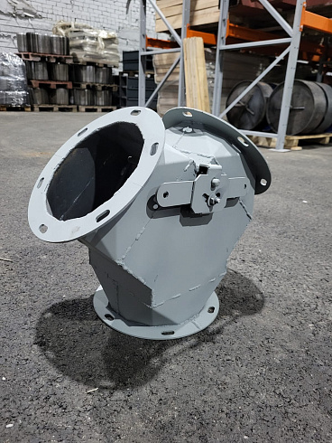 Клапан ручной симметричный ф200мм уг45гр (распределитель) : купить в Нижнем Новгороде