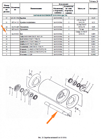 Вал ЗА 03.622 (ПЗТ 11.602) барабан ведомый: купить в Нижнем Новгороде