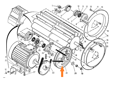 Шкив МПО 50.04.102: купить в Нижнем Новгороде