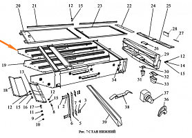 Корпус решетного стана ЗВТ 85.010 (нижний): купить в Нижнем Новгороде
