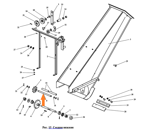 Вал ЗПМ 05.639 (ф. 20 мм): купить в Нижнем Новгороде