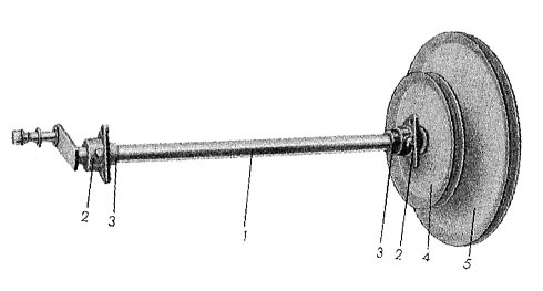 Вал привода щеточной тележки (Голый)  К 531 (без корпусов): купить в Нижнем Новгороде