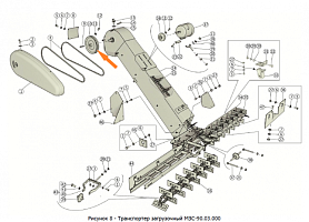Шкив МЗС-90.03.270 (Фвнеш.=332мм, Фвнутр.=30мм, 2-х рч., сеч. В(Б)): купить в Нижнем Новгороде Шкив МЗС-90.03.270 (Фвнеш.=332мм, Фвнутр.=30мм, 2-х рч., сеч. В(Б)): купить в Нижнем Новгороде