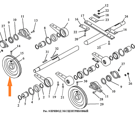 Шкив ЗВТ 86.103 (2-х руч. D=140 мм) нов.: купить в Нижнем Новгороде