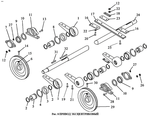 Привод эксцентриковый ЗВТ 86.000 (ЗВС-20А) нов.: купить в Нижнем Новгороде