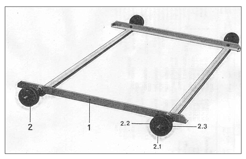 Щеточная тележка К 527 НРС: купить в Нижнем Новгороде