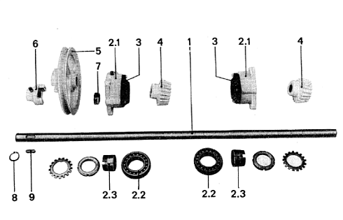 Вал привода триерного барабана К 531: купить в Нижнем Новгороде