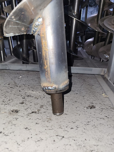 Шнек первичной аспирации К 527, К 547 (длинная цапфа, правый.): купить в Нижнем Новгороде