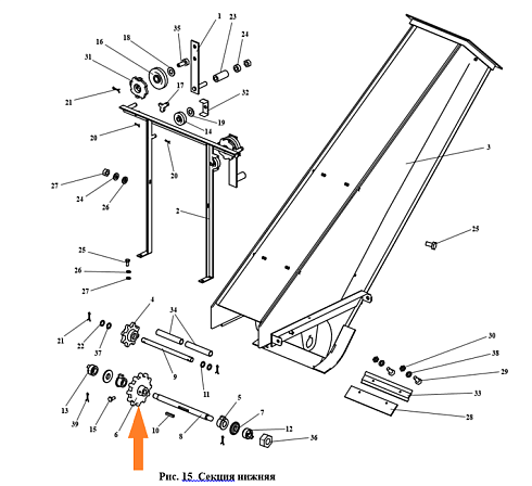 Звездочка ОВИ 05.106-01 (внут. диам. ф 25): купить в Нижнем Новгороде