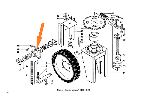 Ступица ЗПТ 1007 (ход передний): купить в Нижнем Новгороде