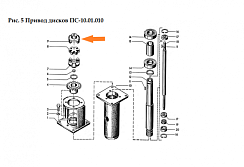 Полумуфта ПС 10.01.013-01 (ф=14): купить в Нижнем Новгороде