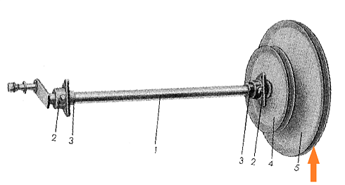 Шкив привода счеточной тележки большой (Жесть): купить в Нижнем Новгороде