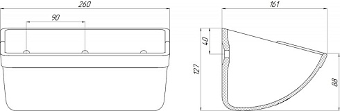 Ковш норийный полимерный МАСТУ 110: купить в Нижнем Новгороде