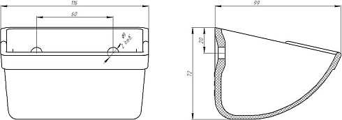 Ковш норийный полимерный МАСТУ 006: купить в Нижнем Новгороде